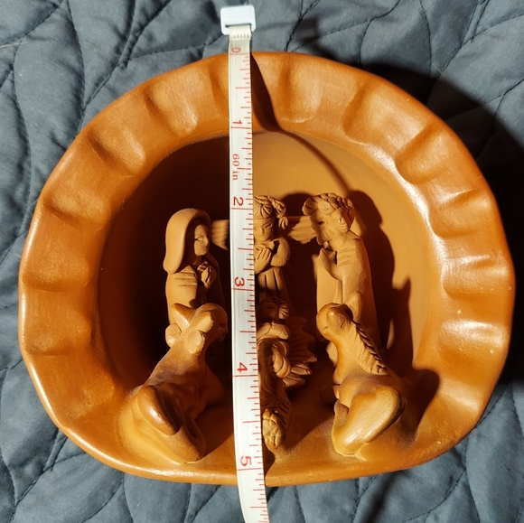 Vintage clay Christmas Nativity scene - Picture 7 of 10